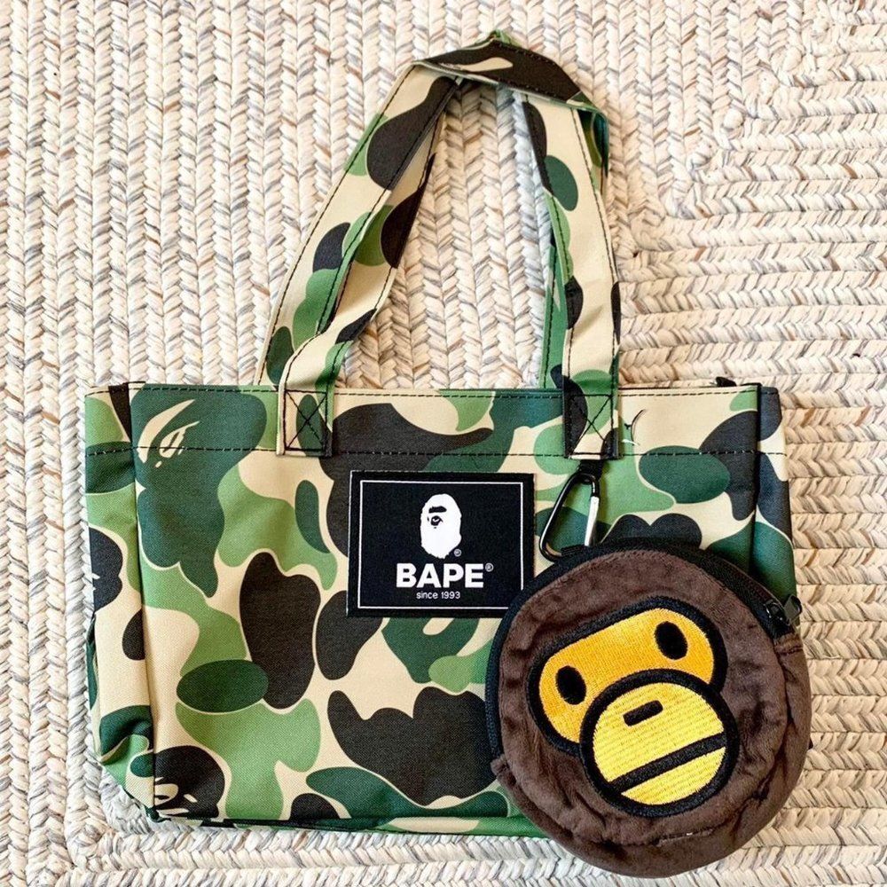 Bundle of 2 A bathing ape bape baby Milo tote shoulder bag